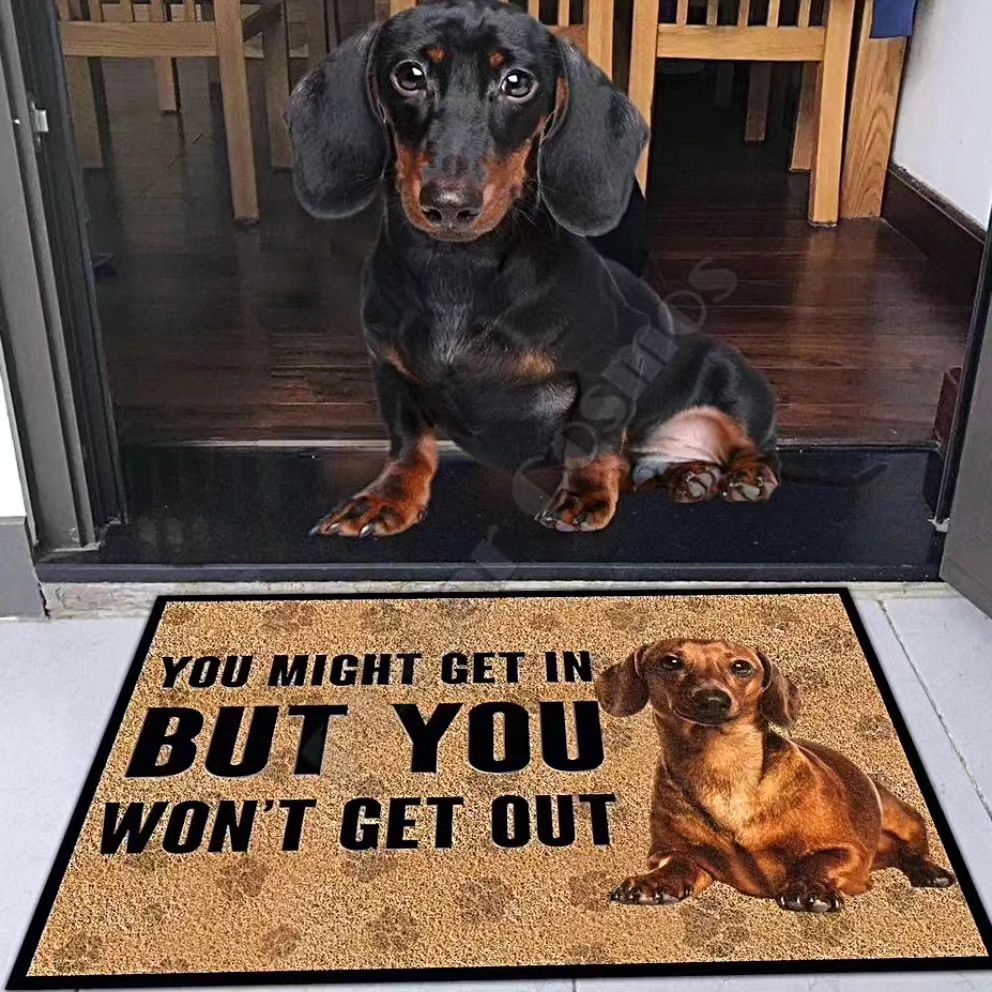 Premium Dachshund Dog Doormat