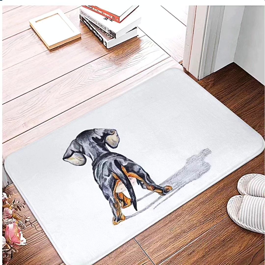 Premium Dachshund Dog Doormat V3